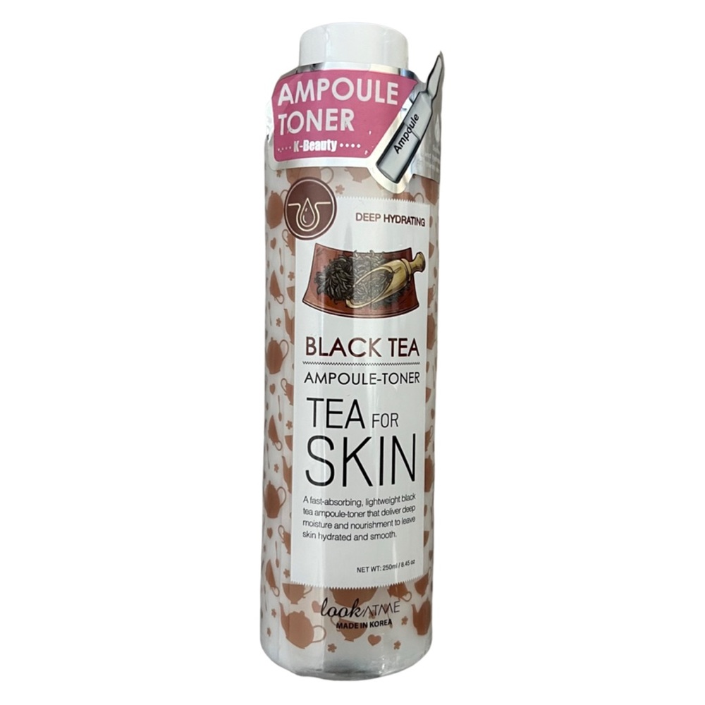 Look at Me Black Tea Ampoule Toner for Skin 250mL 8.45 fl.oz New